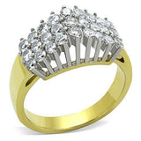 Women's Stainless Steel Cubic Zirconia Ring