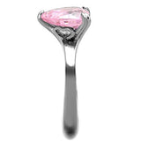 Women's Stainless Steel Cubic Zirconia Ring Lavender Birch