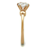 Women's Stainless Steel Cubic Zirconia Ring Lavender Birch