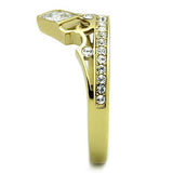 Women's Stainless Steel Cubic Zirconia Ring Lavender Birch