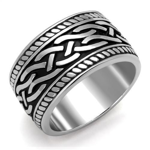 Men's Stainless Steel Epoxy Ring