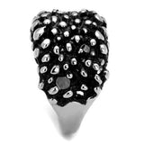 Men's Stainless Steel Epoxy Ring Lavender Birch