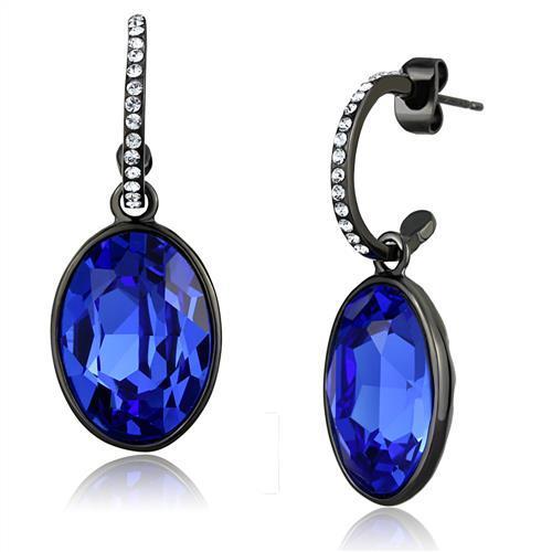 Women's Stainless Steel Synthetic Crystal Earrings