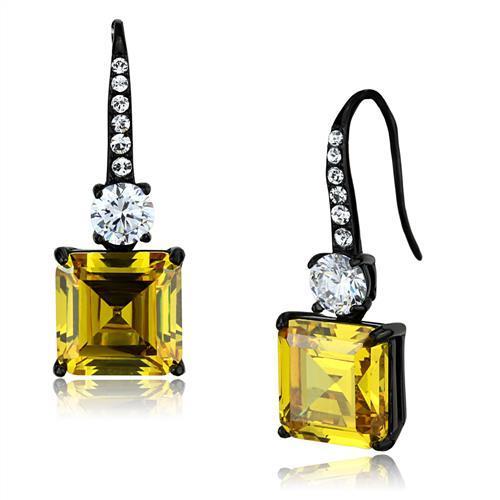 Women's Stainless Steel Cubic Zirconia Earrings