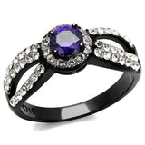 Women's Stainless Steel Cubic Zirconia Ring