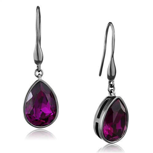 Women's Stainless Steel Synthetic Crystal Earrings