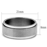 Men's Stainless Steel No Stone Ring Lavender Birch