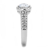 Women's Stainless Steel Cubic Zirconia Ring Lavender Birch