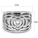 Women's Stainless Steel No Stones Ring Lavender Birch