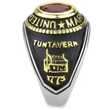 TK3723 - Two-Tone IP Gold (Ion Plating) Stainless Steel Ring with