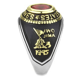TK3723 - Two-Tone IP Gold (Ion Plating) Stainless Steel Ring with