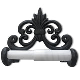 Fleur De Lis Toilet Paper Roll Holder, 8.7"