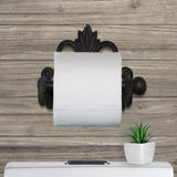 Fleur De Lis Toilet Paper Roll Holder, 8.7"