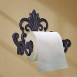 Fleur De Lis Toilet Paper Roll Holder, 8.7"