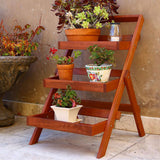 Vifah V1512 Malibu 24" Wide Three-Layer Eucalyptus Outdoor