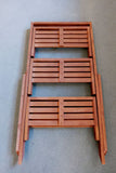 Vifah V1512 Malibu 24" Wide Three-Layer Eucalyptus Outdoor
