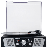 Victor Lakeshore 5-in-1 Hybrid Bluetooth Turntable System w USB and RC