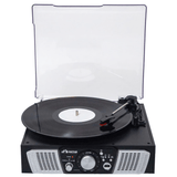 Victor Lakeshore 5-in-1 Hybrid Bluetooth Turntable System w USB and RC