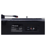 Victor Lakeshore 5-in-1 Hybrid Bluetooth Turntable System w USB and RC