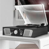 Victor Lakeshore 5-in-1 Hybrid Bluetooth Turntable System w USB and RC