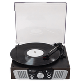 Victor Lakeshore 5-in-1 Hybrid Bluetooth Turntable System w USB and RC