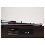 Victor Lakeshore 5-in-1 Hybrid Bluetooth Turntable System w USB and RC