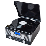 Victor Diner 7-in-1 Turntable Music Center with CD & MP3 Player