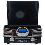 Victor Diner 7-in-1 Turntable Music Center with CD & MP3 Player
