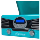 Victor Diner 7-in-1 Turntable Music Center with CD & MP3 Player