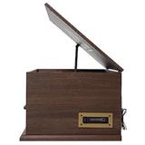 Victor State 7-in-1 Wood Music Center with 3-Speed Turntable and Dual