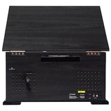 Victor State 7-in-1 Wood Music Center with 3-Speed Turntable and Dual
