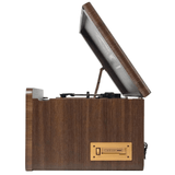 Victor Monument 8-in-1 Wood Music Center with 3-Speed Turntable & Dual