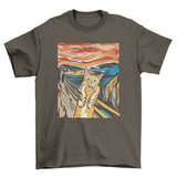 The Scream Parody Cat T-shirt