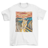 The Scream Parody Cat T-shirt