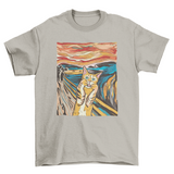 The Scream Parody Cat T-shirt
