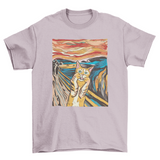 The Scream Parody Cat T-shirt