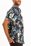 Print Button Down Shirt