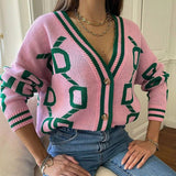 Long Sleeve Buttoned Cardigan Sweater Coats Silver Sam