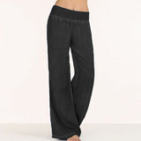 Casual Denim Wide Leg Jeans