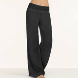 Casual Denim Wide Leg Jeans