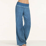 Casual Denim Wide Leg Jeans