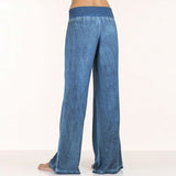 Casual Denim Wide Leg Jeans
