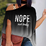 Loose Hollow Out Halter Short Batwing Sleeve Blouse Silver Sam