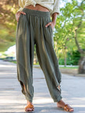 Elastic Waist Loose Fashion Harem Pants