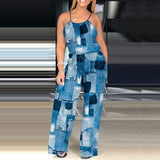 Women Summer Suspender Jumpsuit