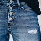 Casual Ripped Streetwear High Waist Jeans