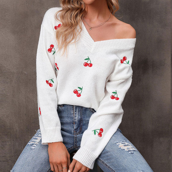Casual Loose Knitted Bottoming Sweater
