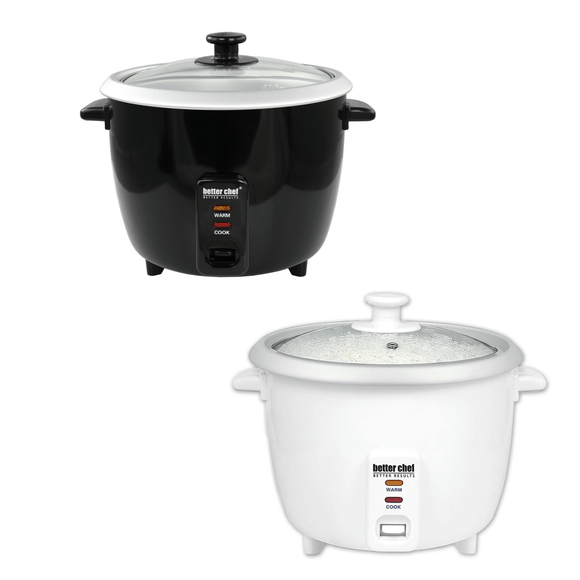 Better Chef 8-Cup - 16-Cup Cooked - Rice Cooker with Measuring Cup