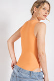 V-Neck Sleeveless Bodysuit