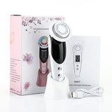 7-in-1 Facial Massager EMS Micro-current Color Light Modes